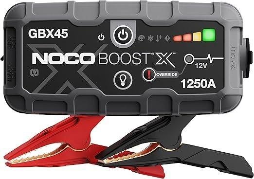 super powerful noco boost gbx45 1250 peak current, inbuilt torch